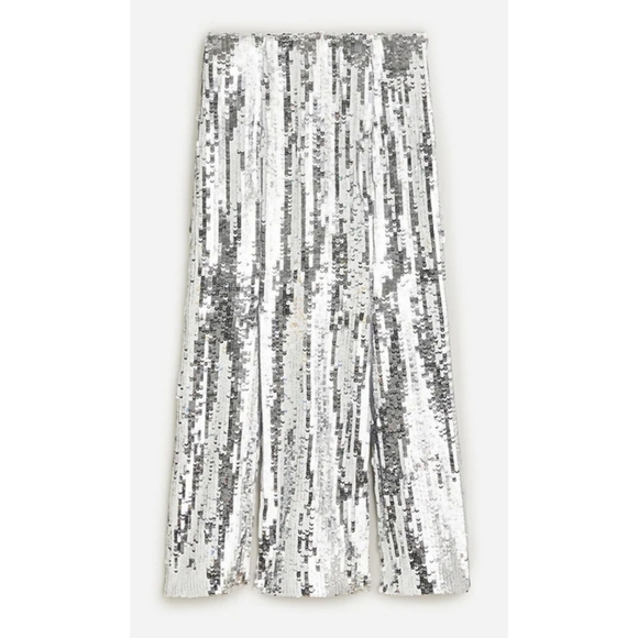 NWOT J.Crew Collection sequin slip skirt - Picture 5 of 10